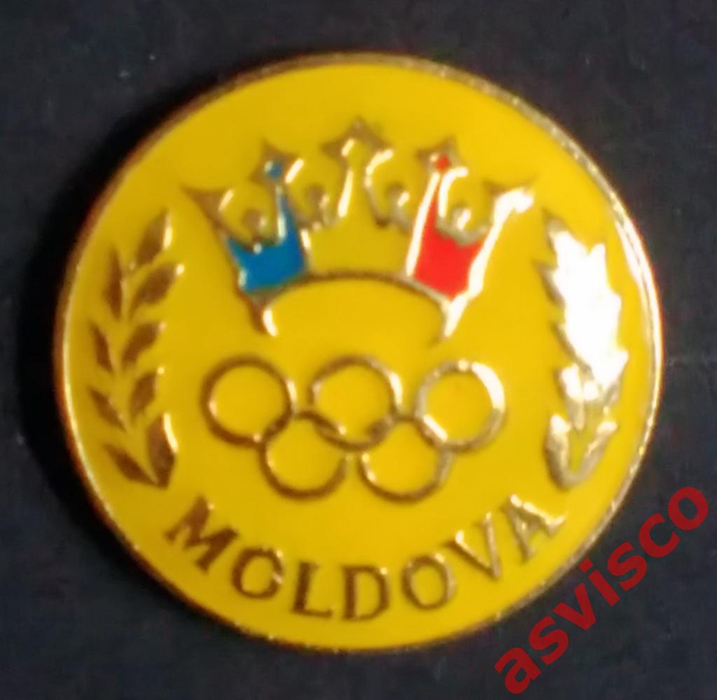 Значок Национальный Олимпийский Комитет Республики Молдова (II). 1