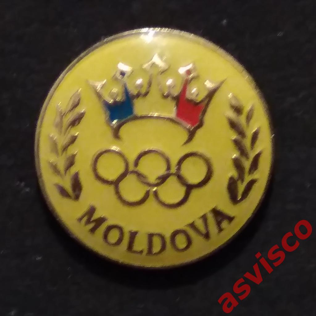 Значок Национальный Олимпийский Комитет Республики Молдова (II). 2