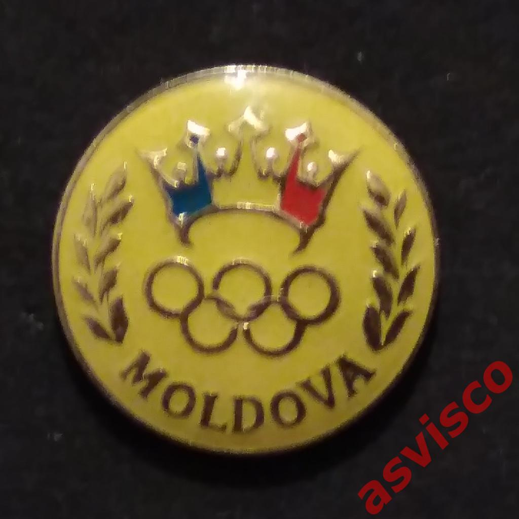 Значок Национальный Олимпийский Комитет Республики Молдова (II). 3