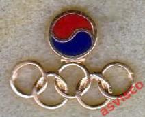 Значок НОК Южной Кореи.