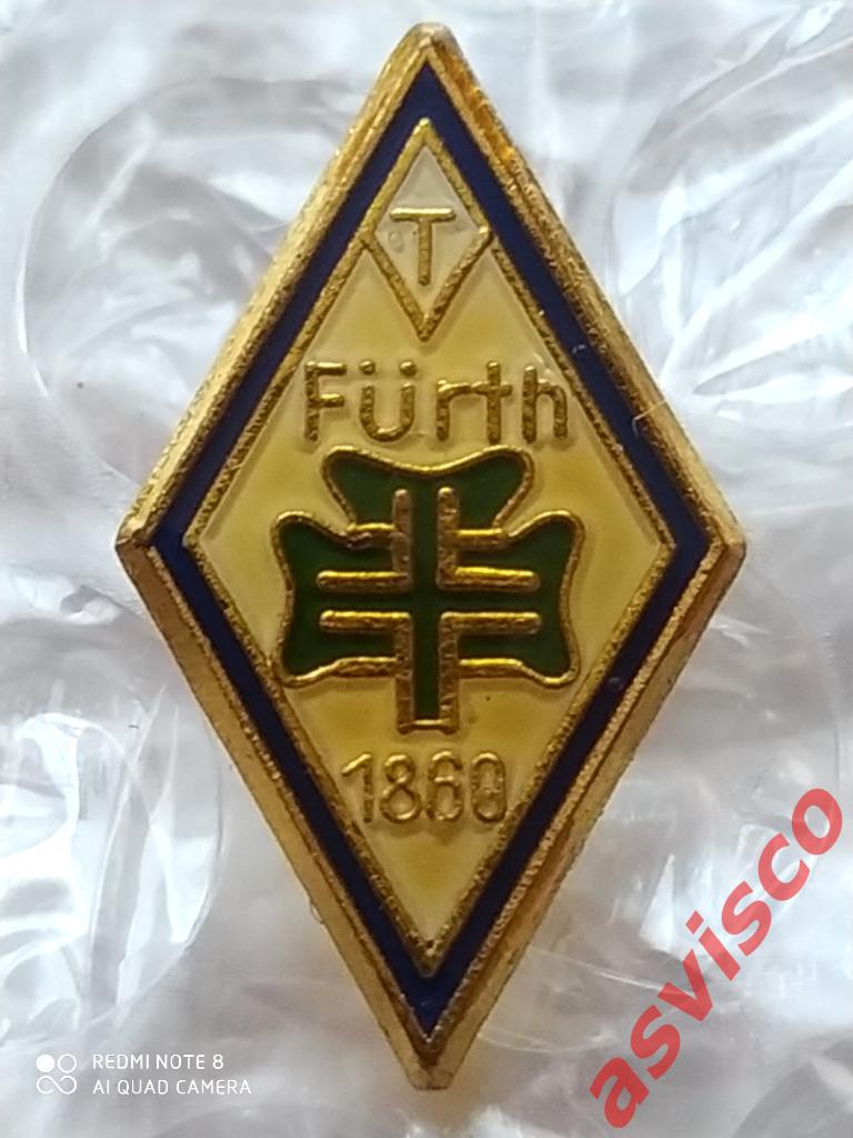 Значок Спортивный Клуб TV Furth 1860 из Фюрта / Северная Бавария, Германия.