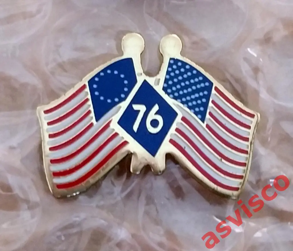 Значок 200 лет независимости США. 1976 год. 2