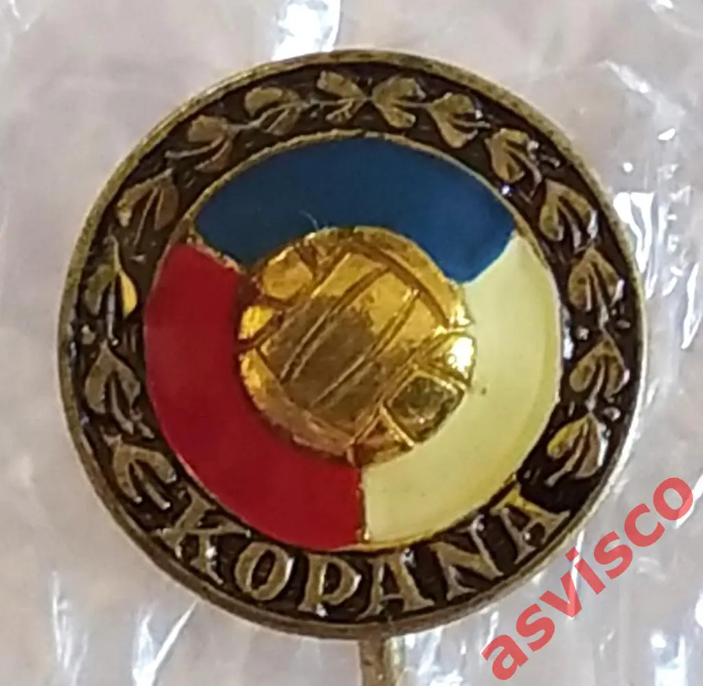 Значок Футбол. Чехословацкая Федерация Футбола.