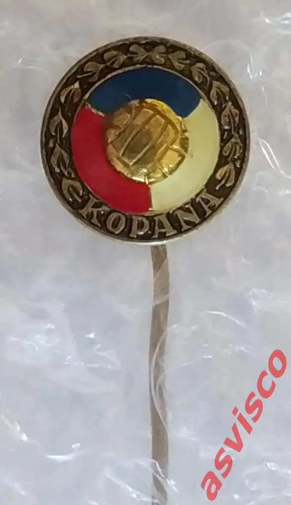 Значок Футбол. Чехословацкая Федерация Футбола. 1