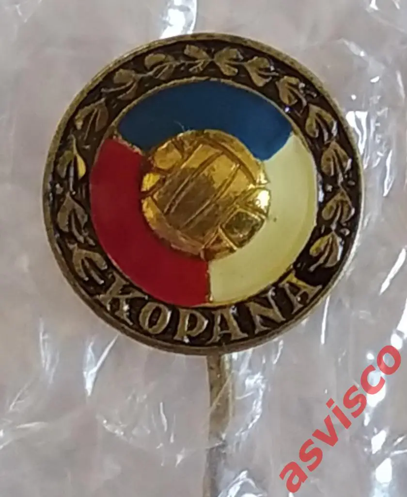 Значок Футбол. Чехословацкая Федерация Футбола. 2