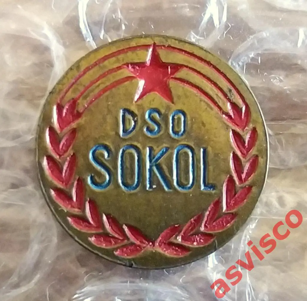 Значок DSO SOKOL / ДСО СОКОЛ из Чехословакии.