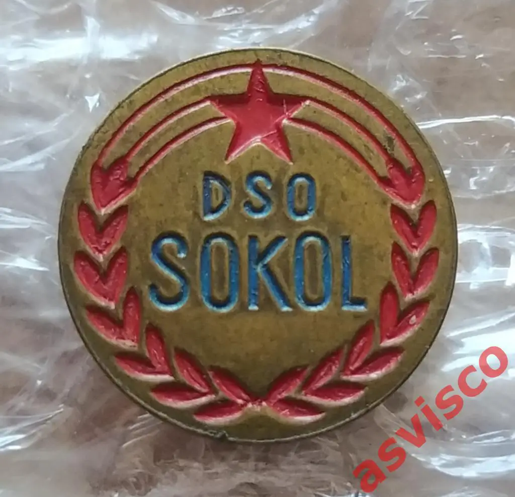 Значок DSO SOKOL / ДСО СОКОЛ из Чехословакии. 1