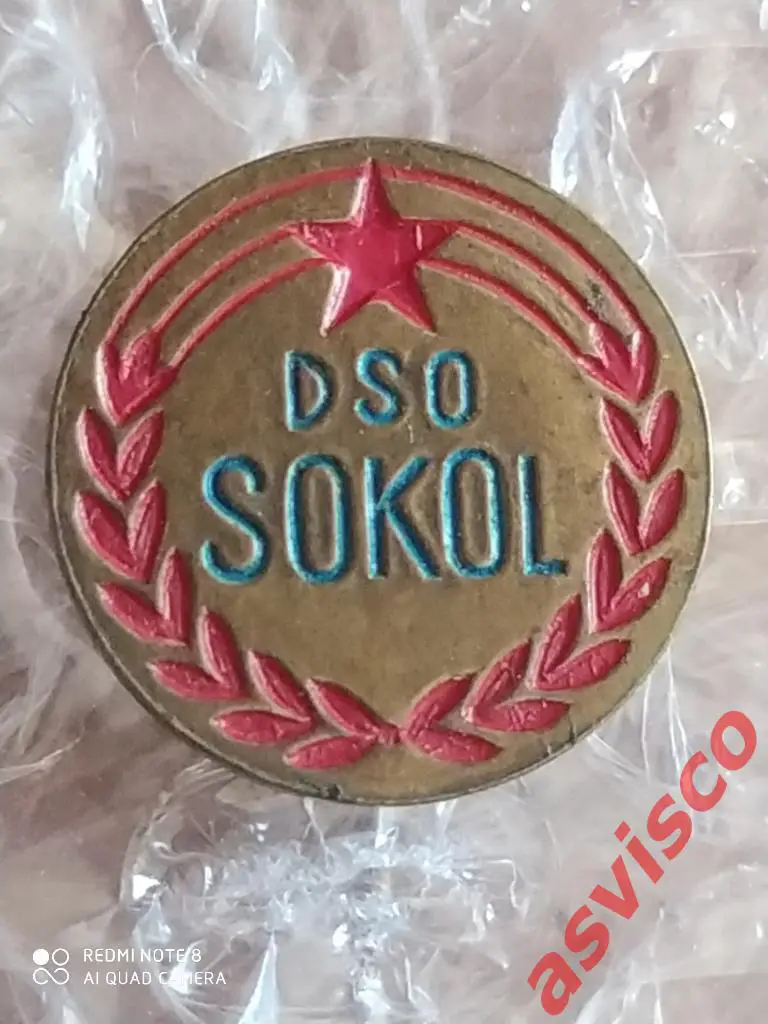Значок DSO SOKOL / ДСО СОКОЛ из Чехословакии. 3