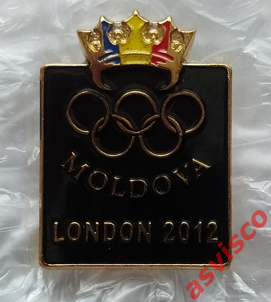 Значок НОК Республики Молдова на Олимпийских Играх в Лондоне, 2012 год (I). 1