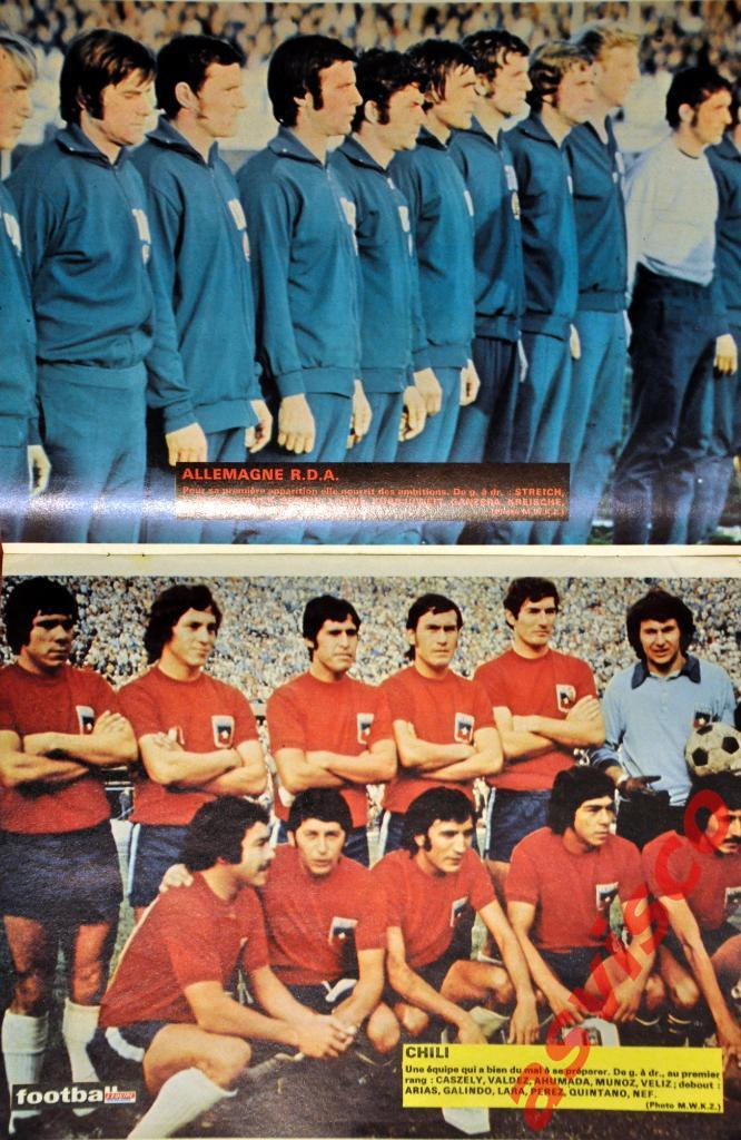 Чемпионат Мира по футболу в Германии 1974 года. Представление команд. 2