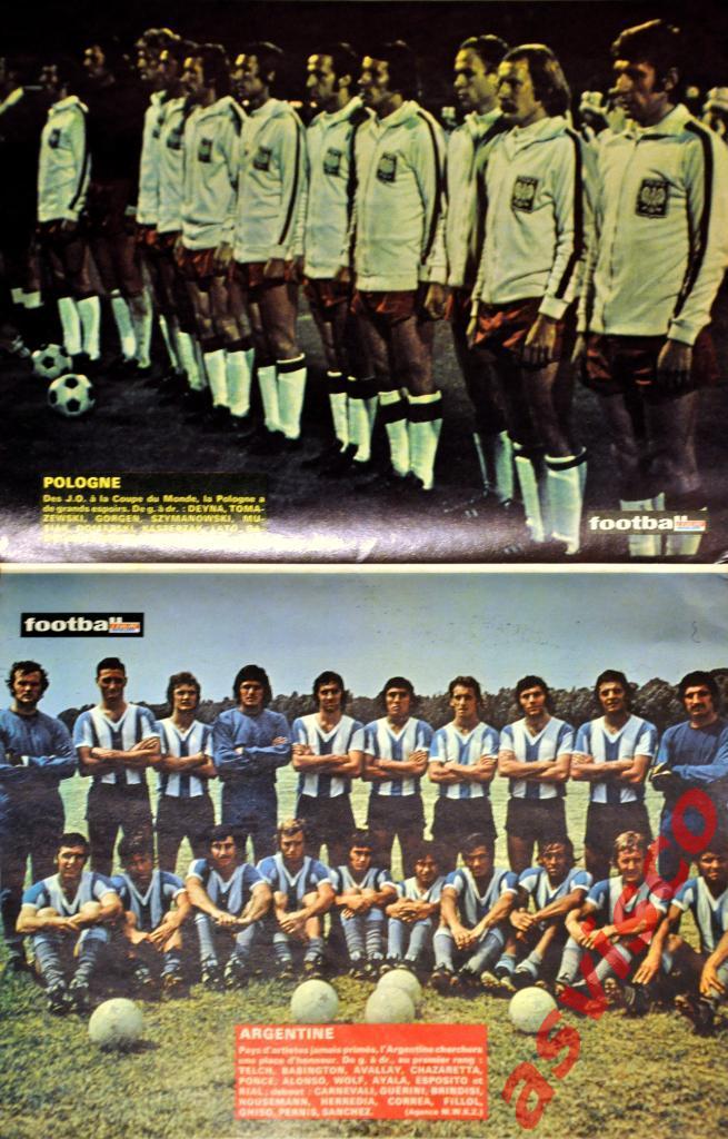 Чемпионат Мира по футболу в Германии 1974 года. Представление команд. 6
