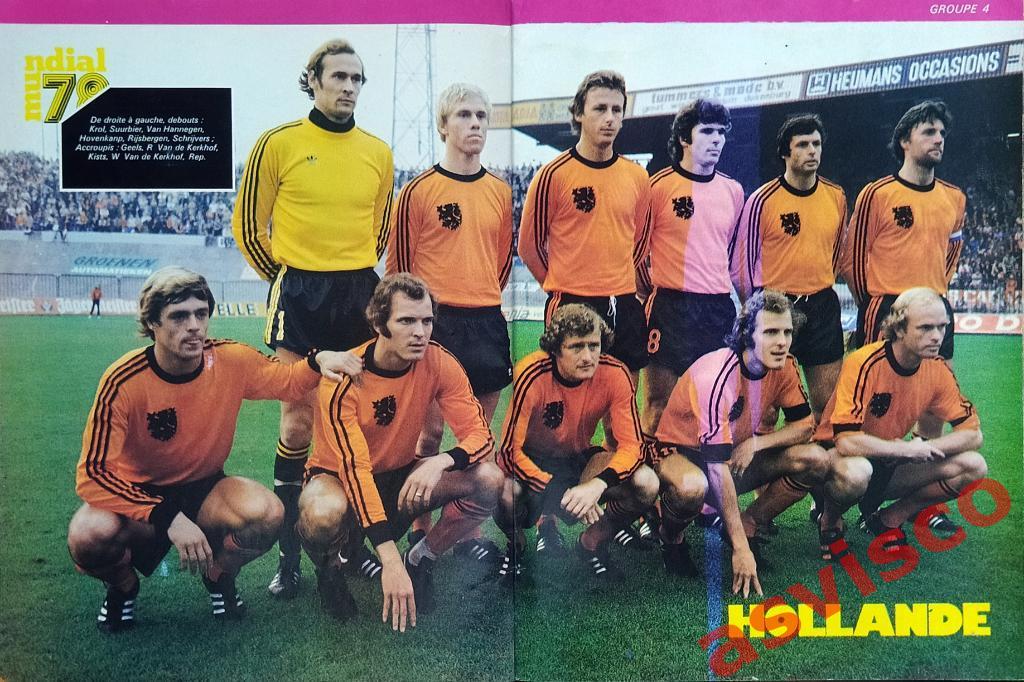 Чемпионат Мира по футболу в Аргентине 1978 года. Представление команд. 7
