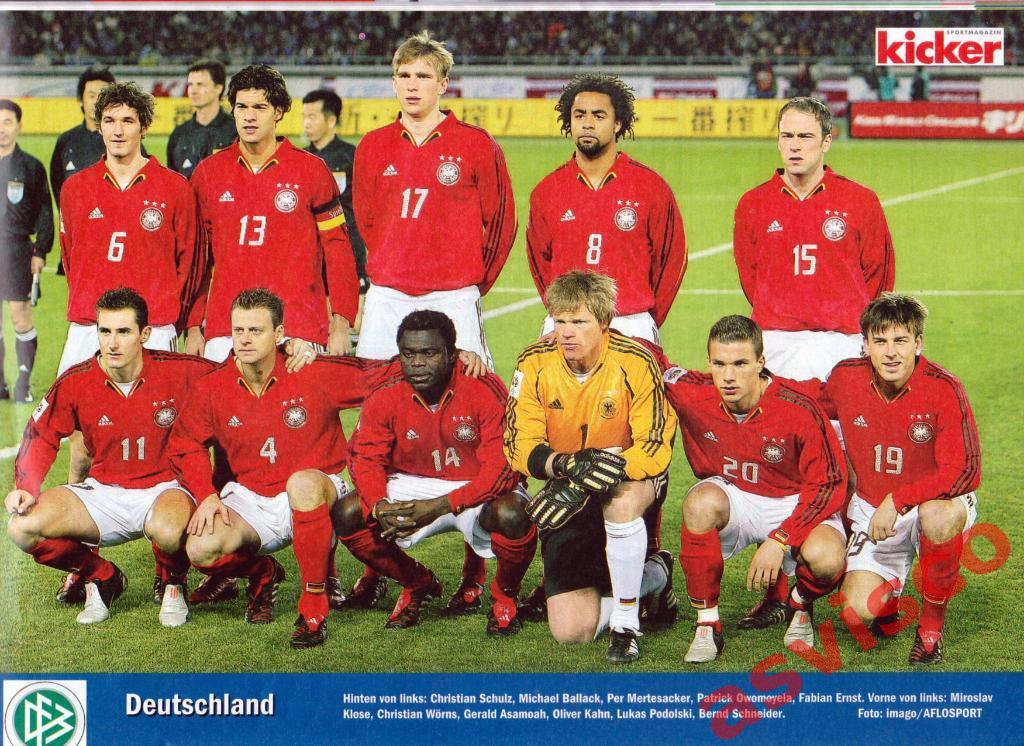 Кубок Конфедераций в Германии 2005 года. Представление команд. 1