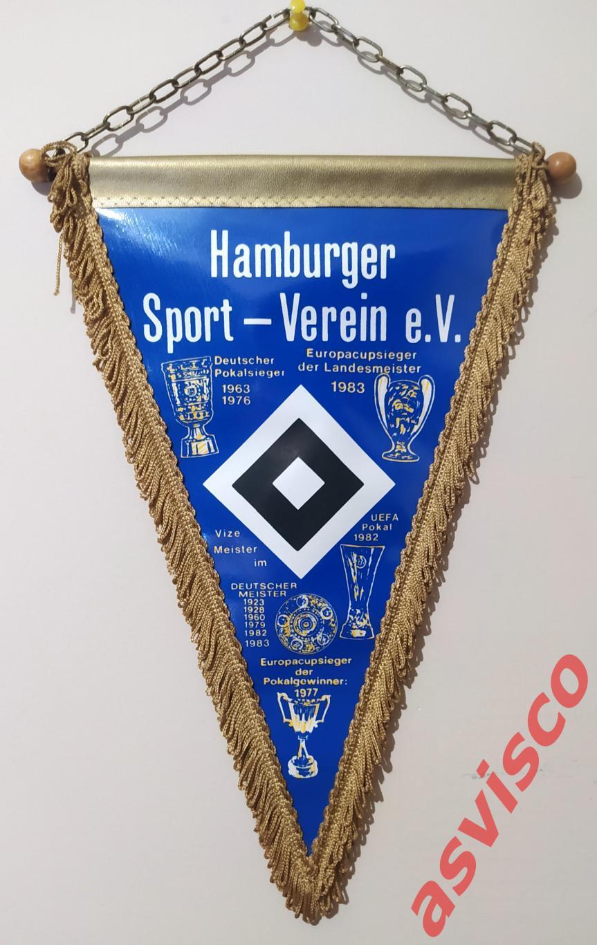 Вымпел Футбол. Hamburger Sport-Verein e.V. 100 Jahre 1887-1987 / Германия. 2