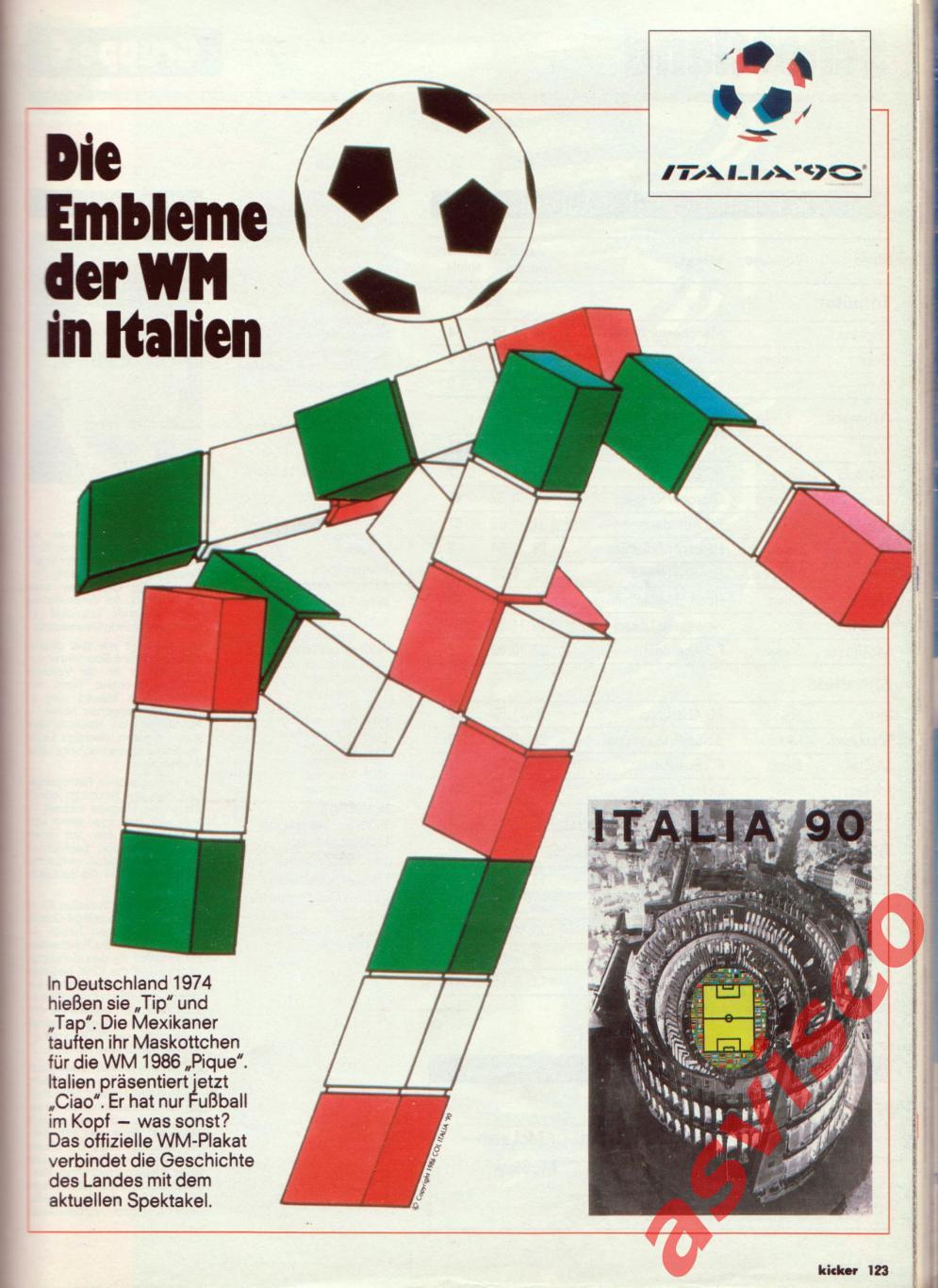 Чемпионат Мира по футболу в Италии 1990 года. Группа С. Представление команд.