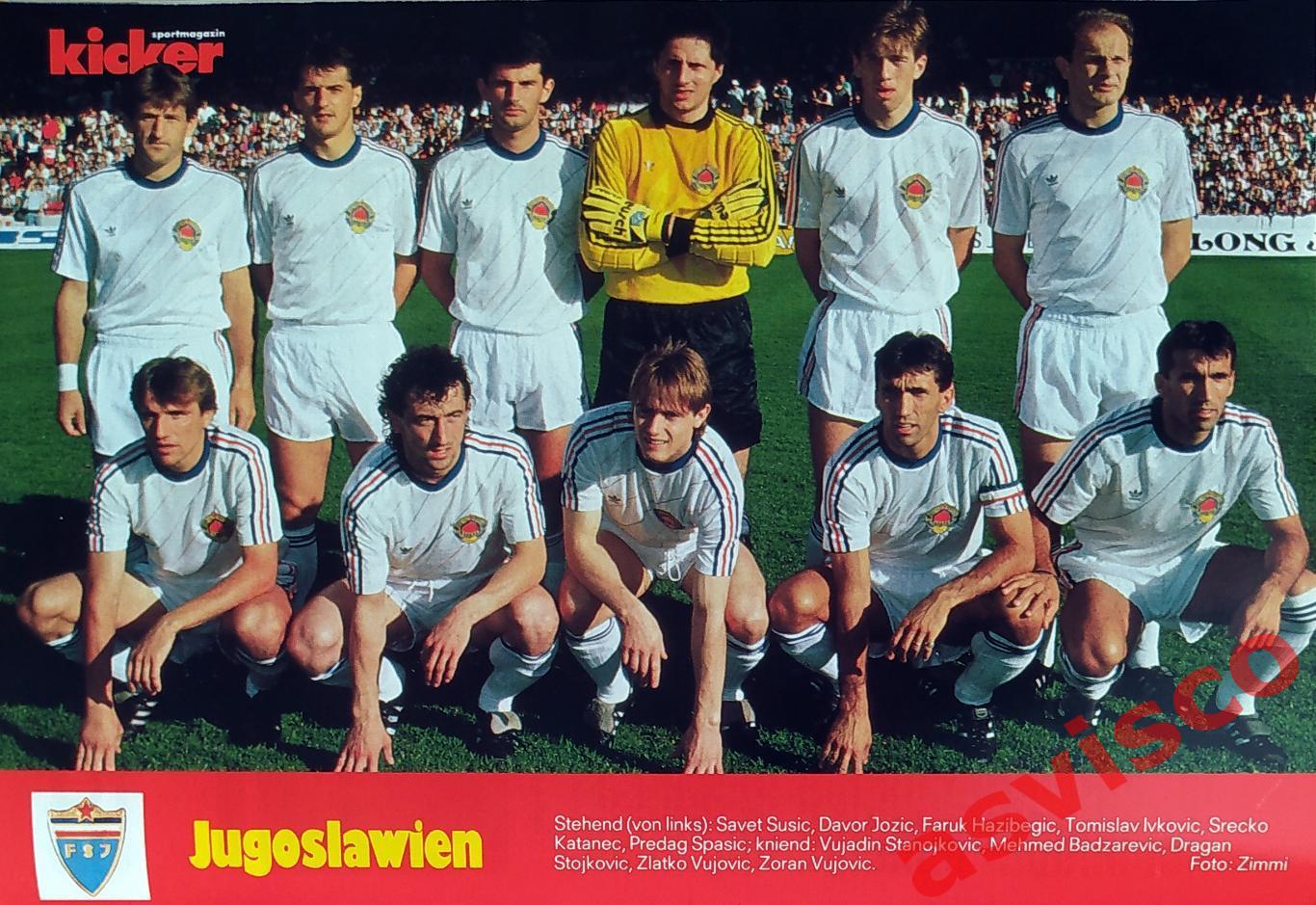 Чемпионат Мира по футболу в Италии 1990 года. Группа D. Представление команд. 3