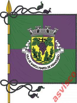 Значок Герб Муниципалитета Санта-Марта-де-Пенагиан из Португалии. 7