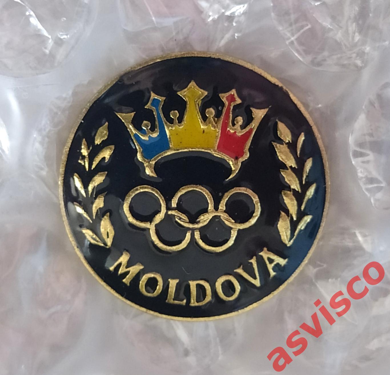 Значок Национальный Олимпийский Комитет Республики Молдова (III).
