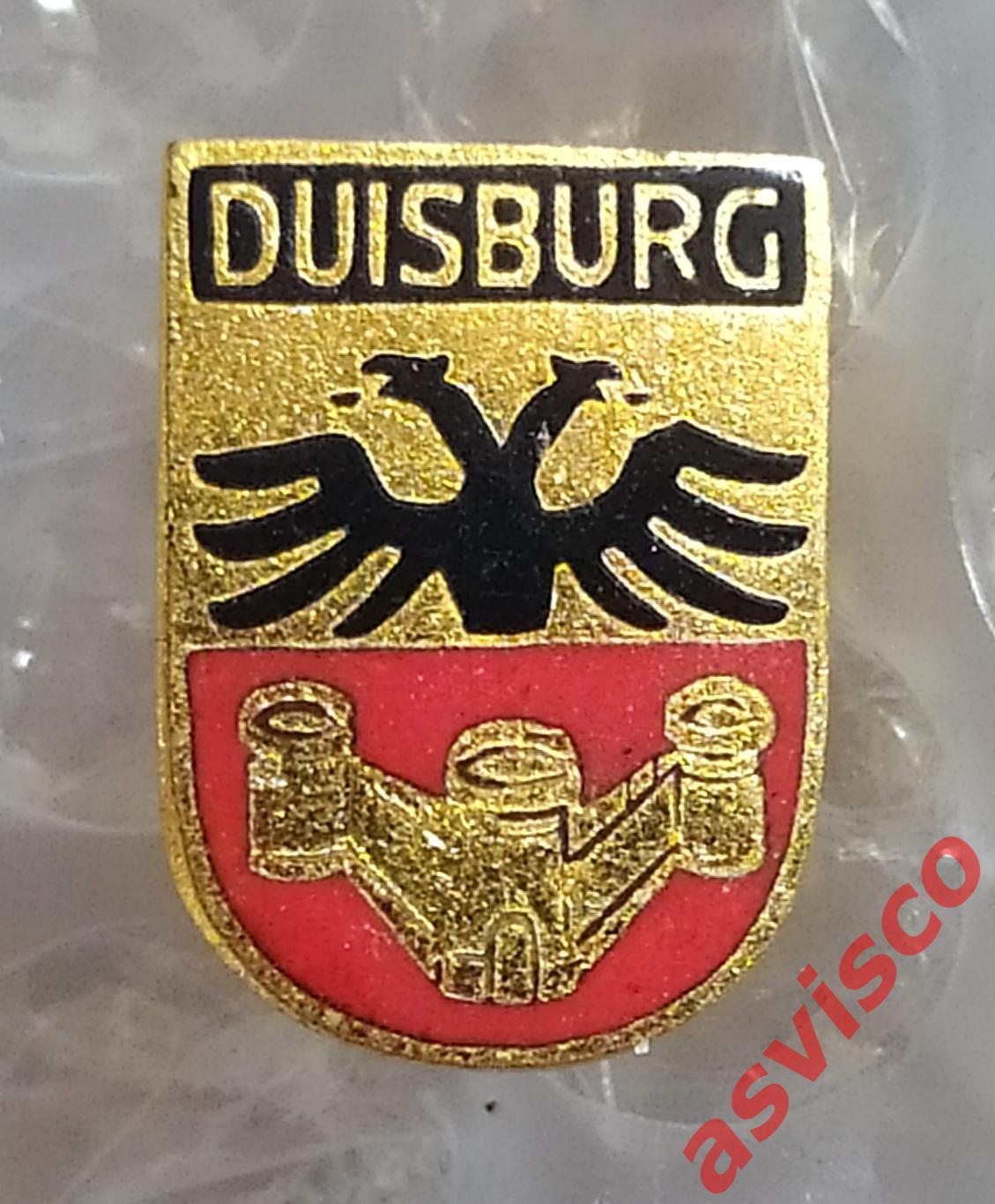 Значок Герб города Дуйсбург из Германии.