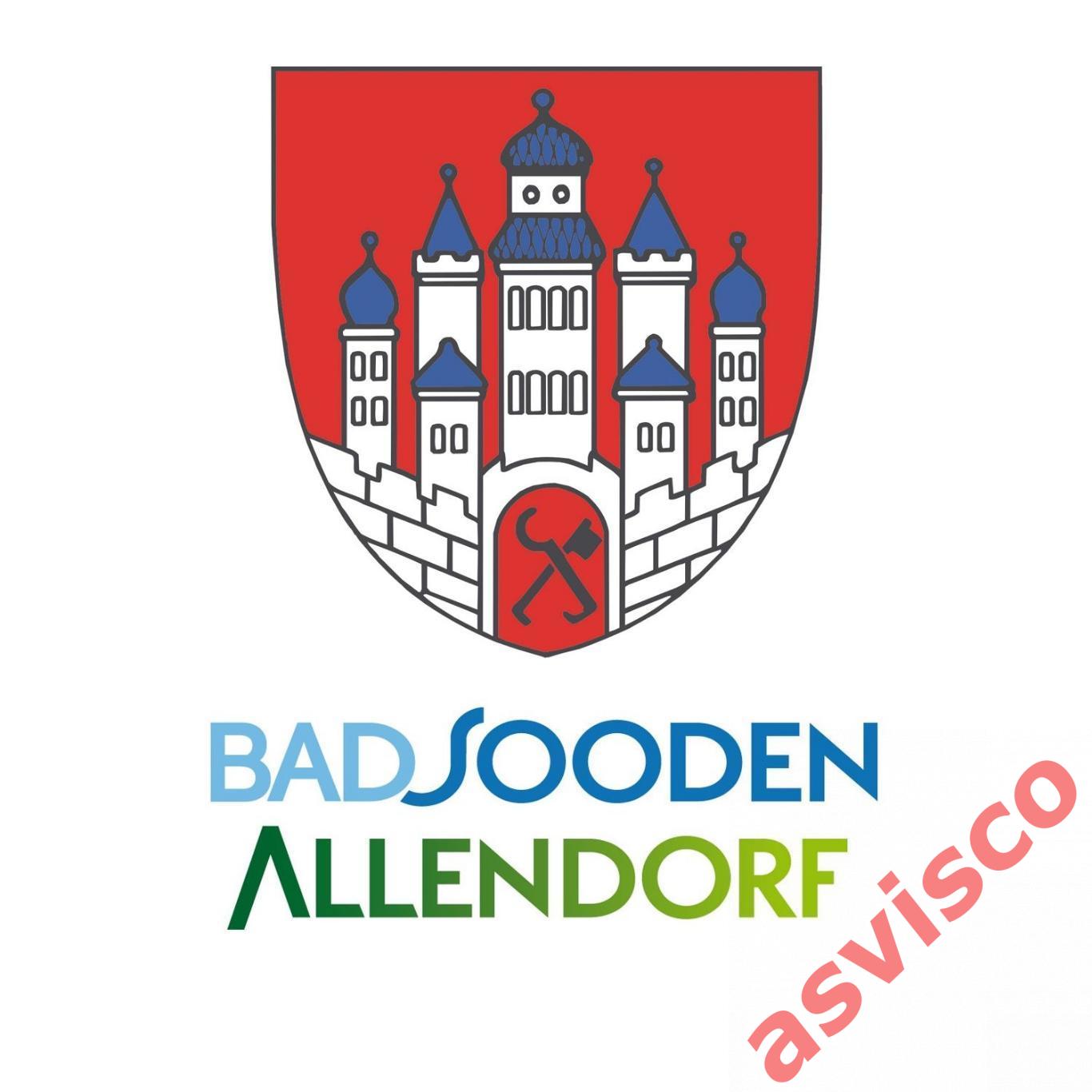 Значок Герб города Бад-Зоден-Аллендорф из Германии. 7