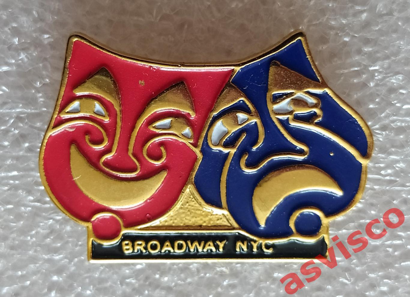Значок Бродвей - Символ города Нью-Йорк из США.