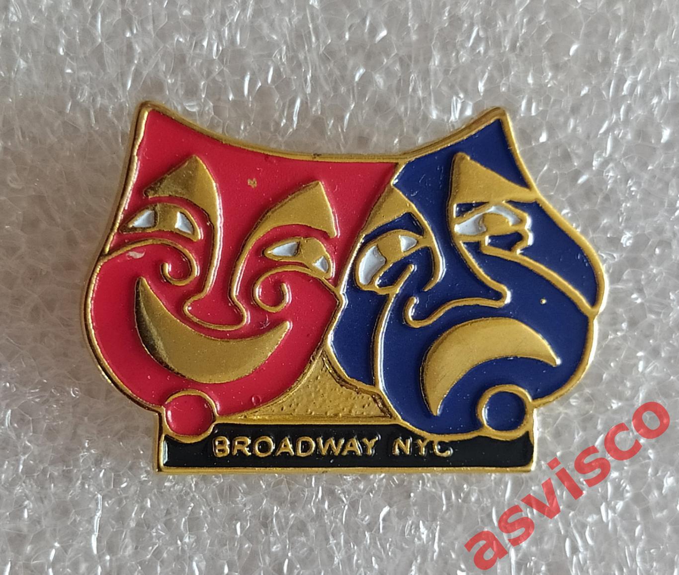 Значок Бродвей - Символ города Нью-Йорк из США. 4
