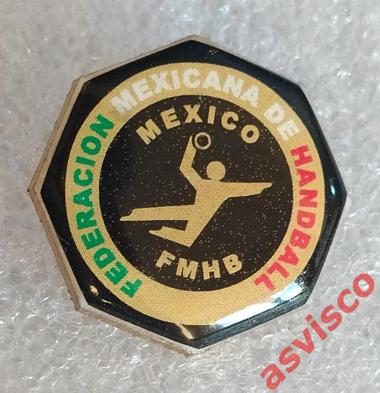 Значок Мексиканская Федерация Гандбола. 3