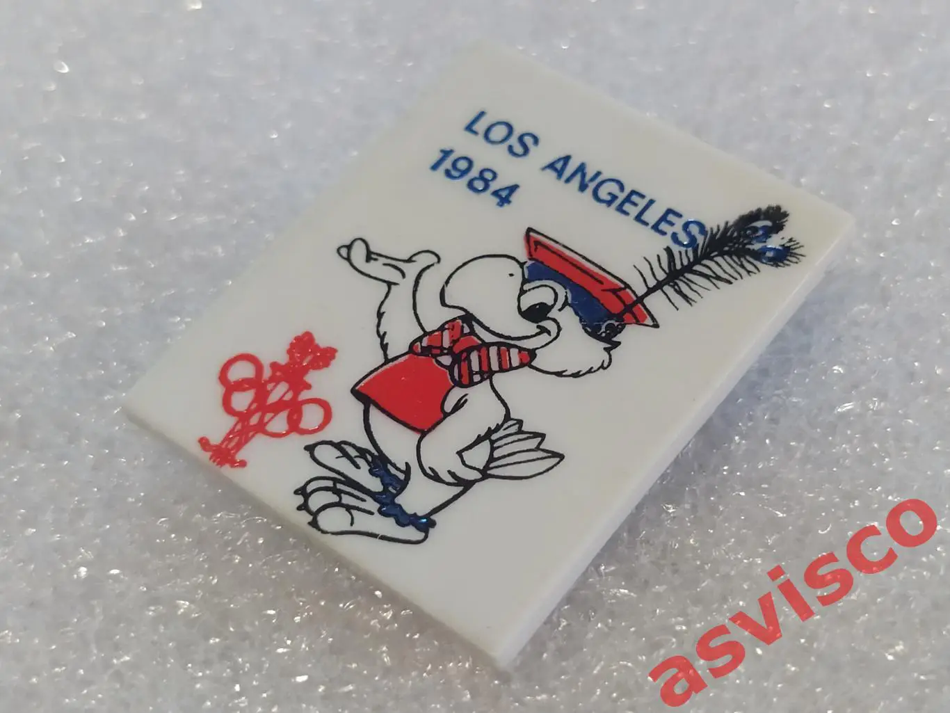 Значок НОК Польши на Летних Олимпийских играх в Лос-Анджелесе, США. 1984 год. 6