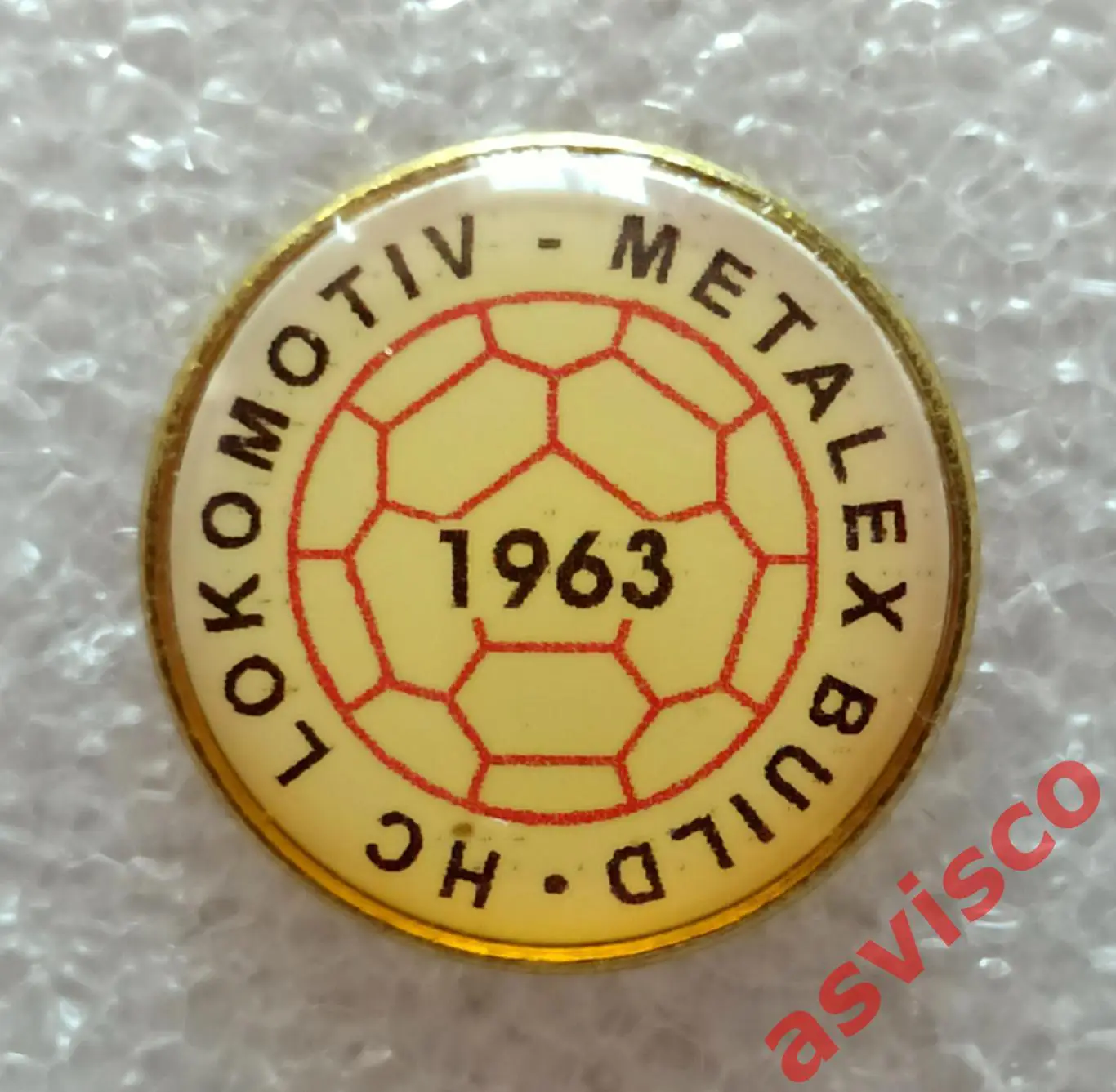 Значок Гандбольный клуб ЛОКОМОТИВ МЕТАЛЕКС БИЛД из Варны / Болгария.