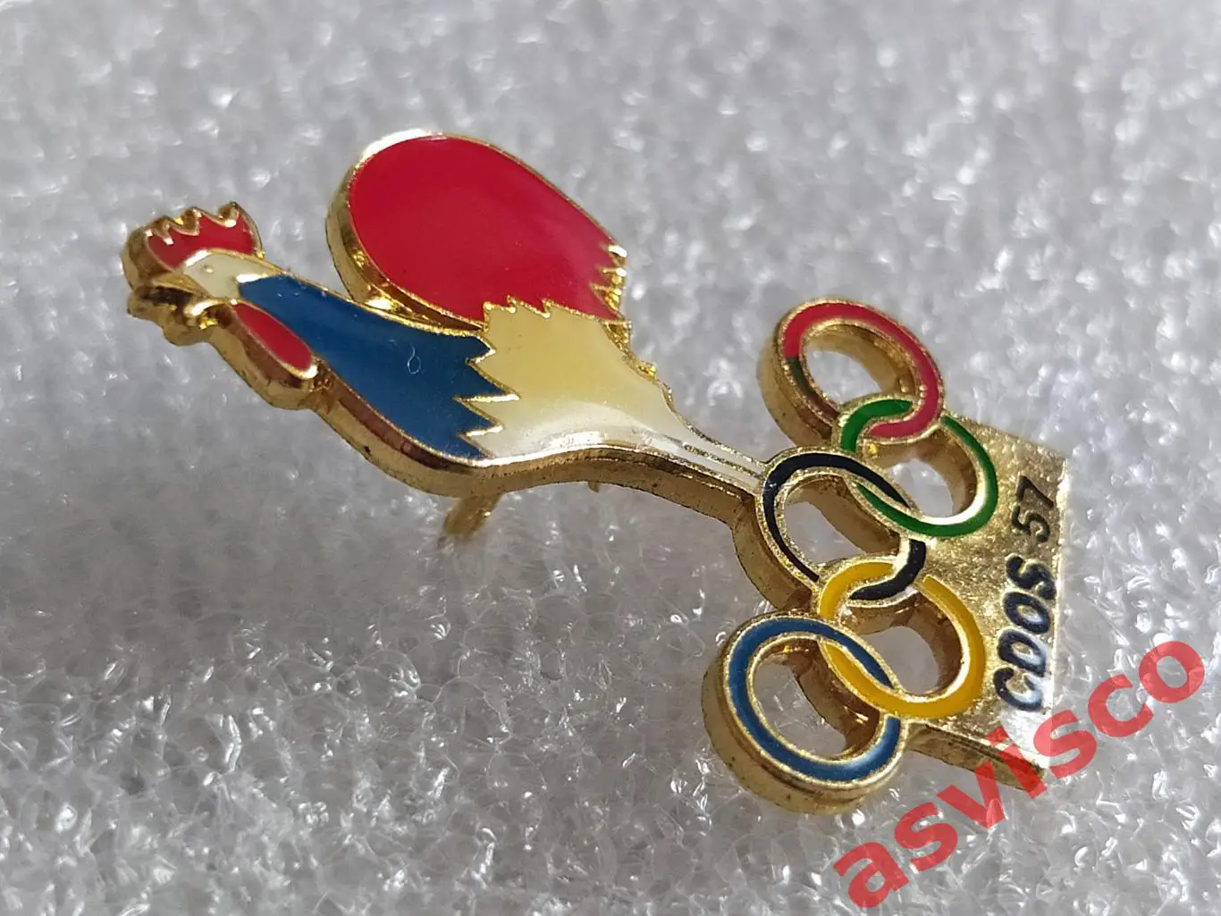 Значок Олимпийский и Спортивный Комитет Департамента, НОК Франции. 1