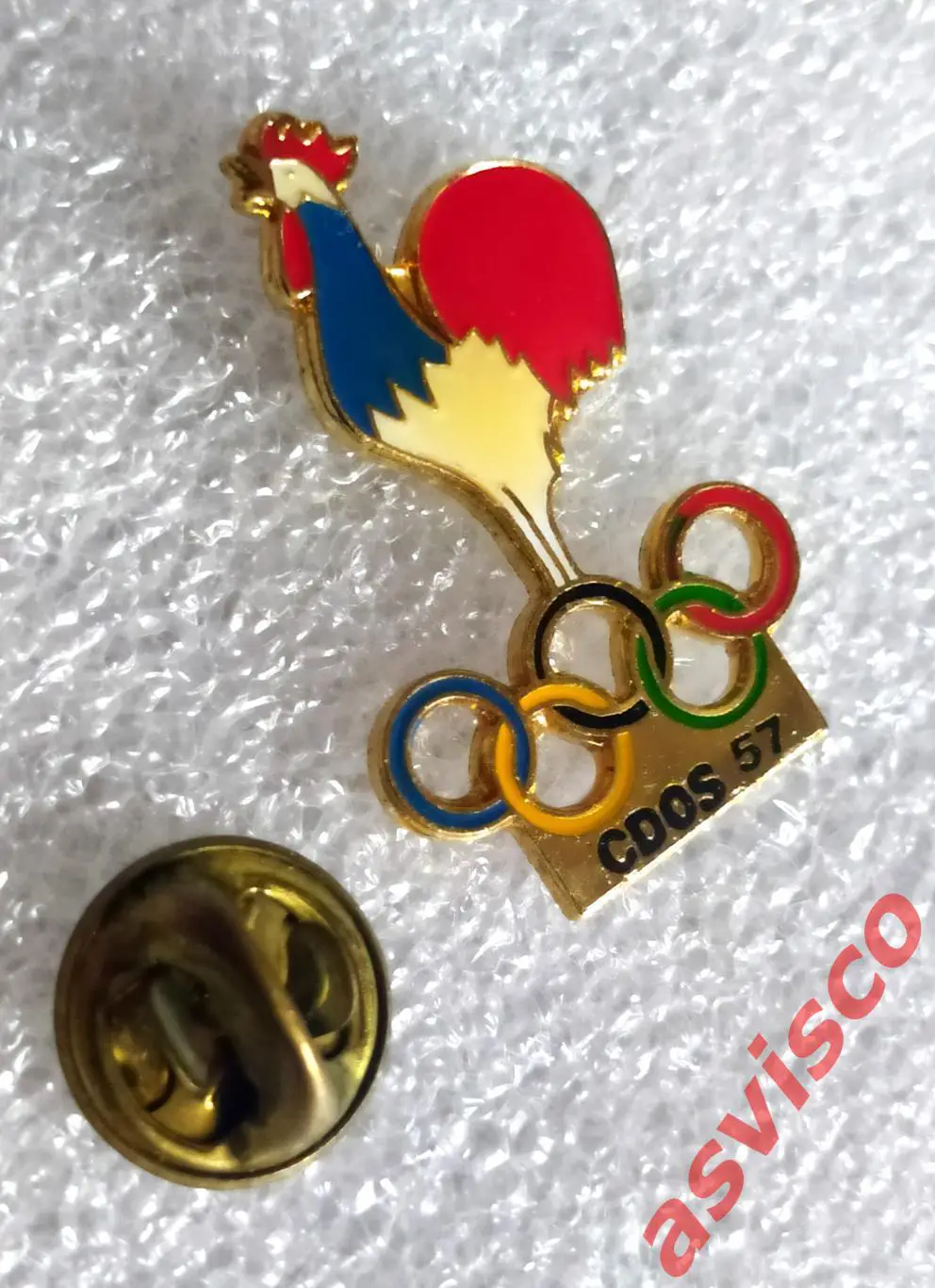 Значок Олимпийский и Спортивный Комитет Департамента, НОК Франции. 3