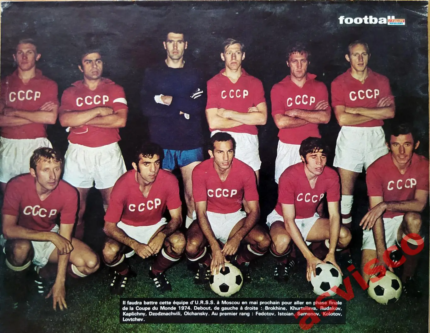 Футбол 70-х - Национальная сборная СССР - 13 октября 1972 года. 4