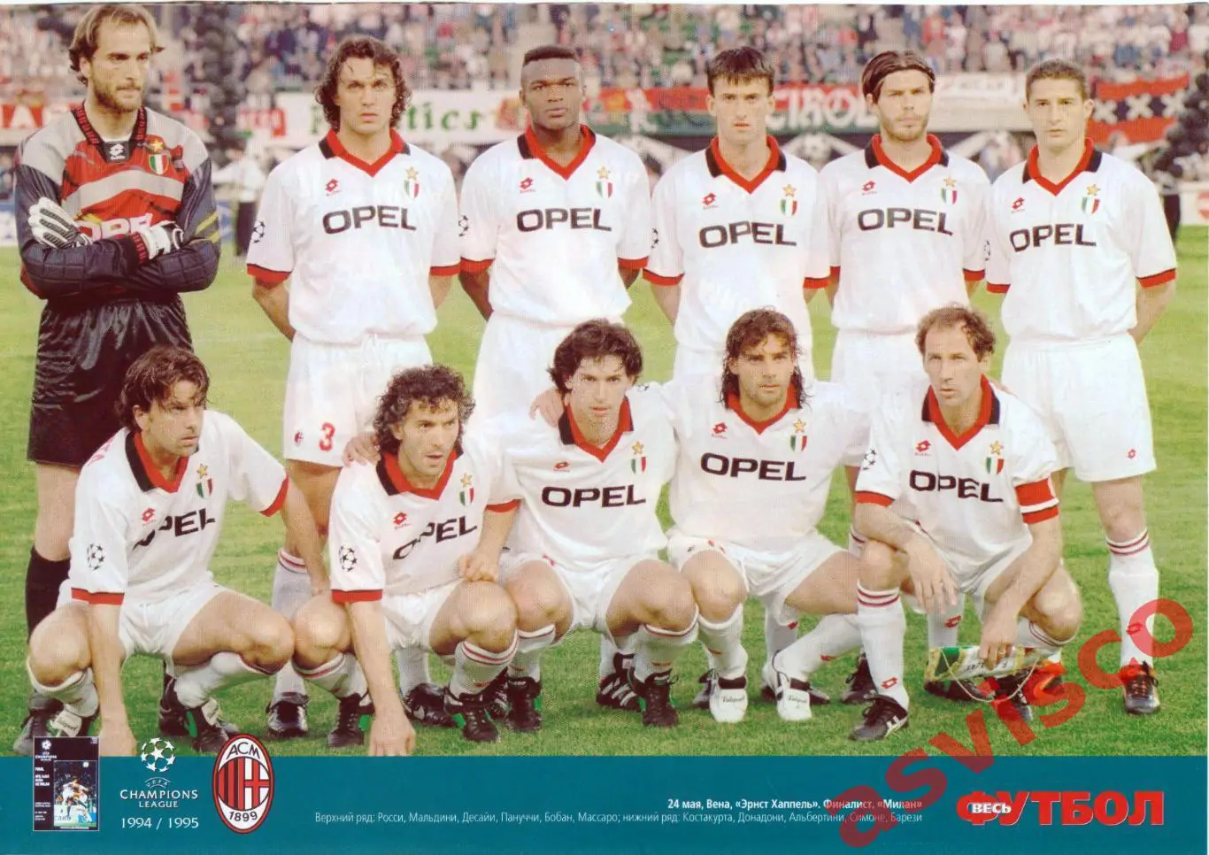 Футбол 90-х - Финалисты Лиги Чемпионов УЕФА. Сезон 1994 / 1995. 1