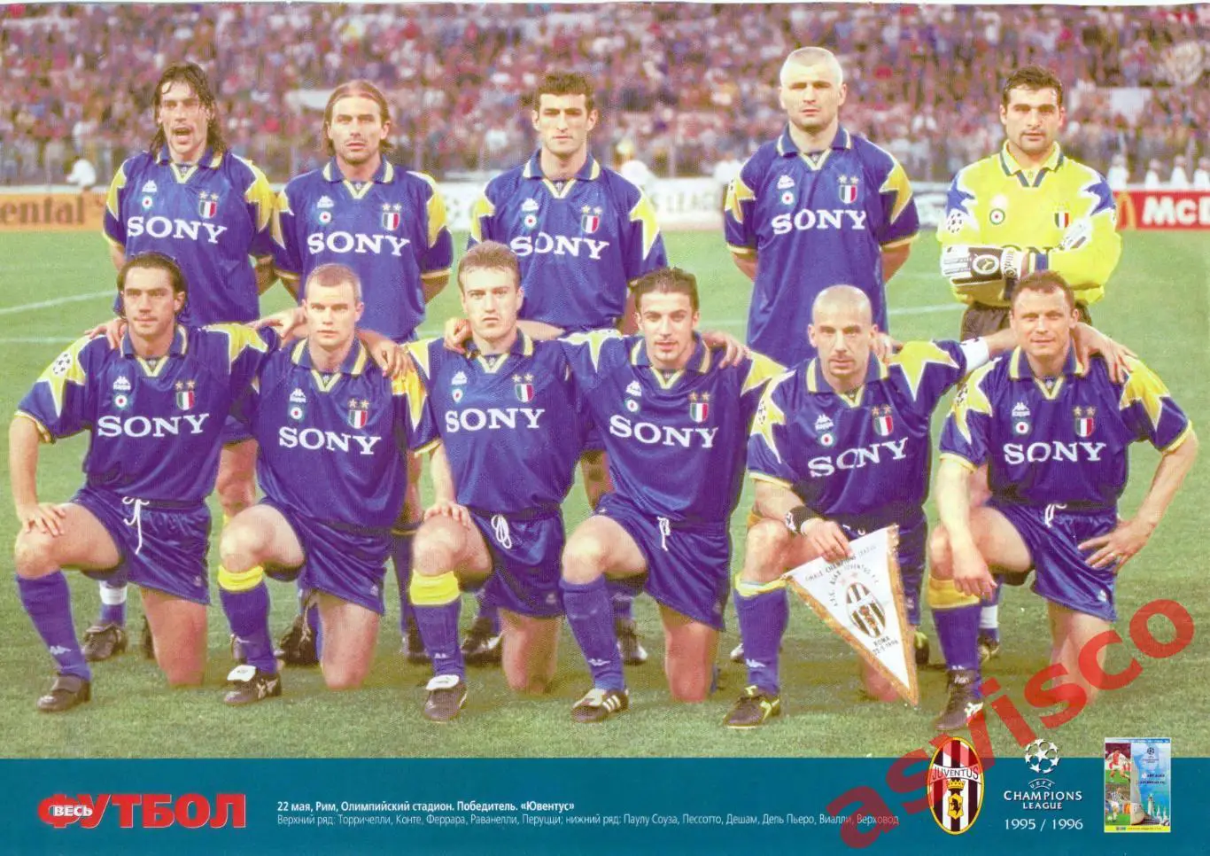 Футбол 90-х - Финалисты Лиги Чемпионов УЕФА. Сезон 1995 / 1996.