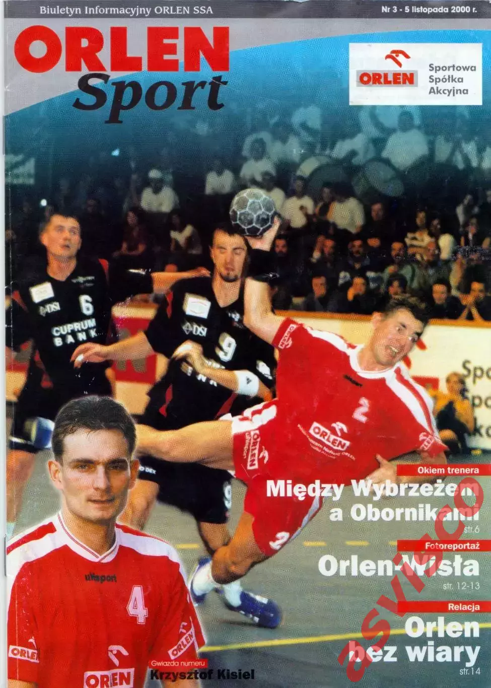 Гандбол. ORLEN PLOCK - METALPLAST OBORNIKI. Чемпионат Польши, 2000 год.