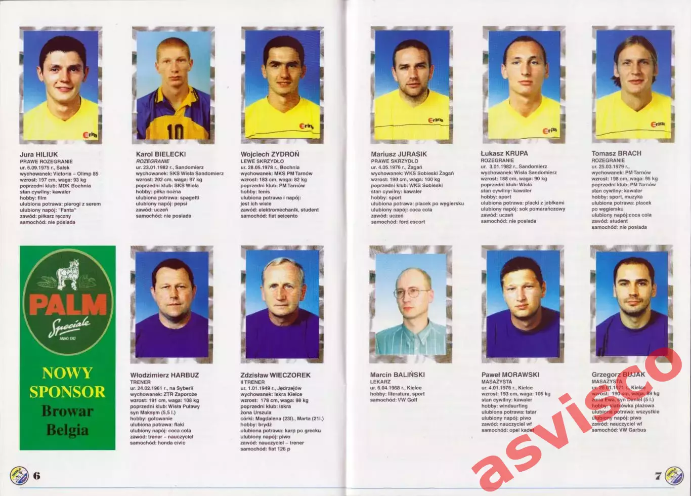 Гандбол. KS ISKRA KIELCE. Чемпионат Польши. Сезон 1999/2000. 5