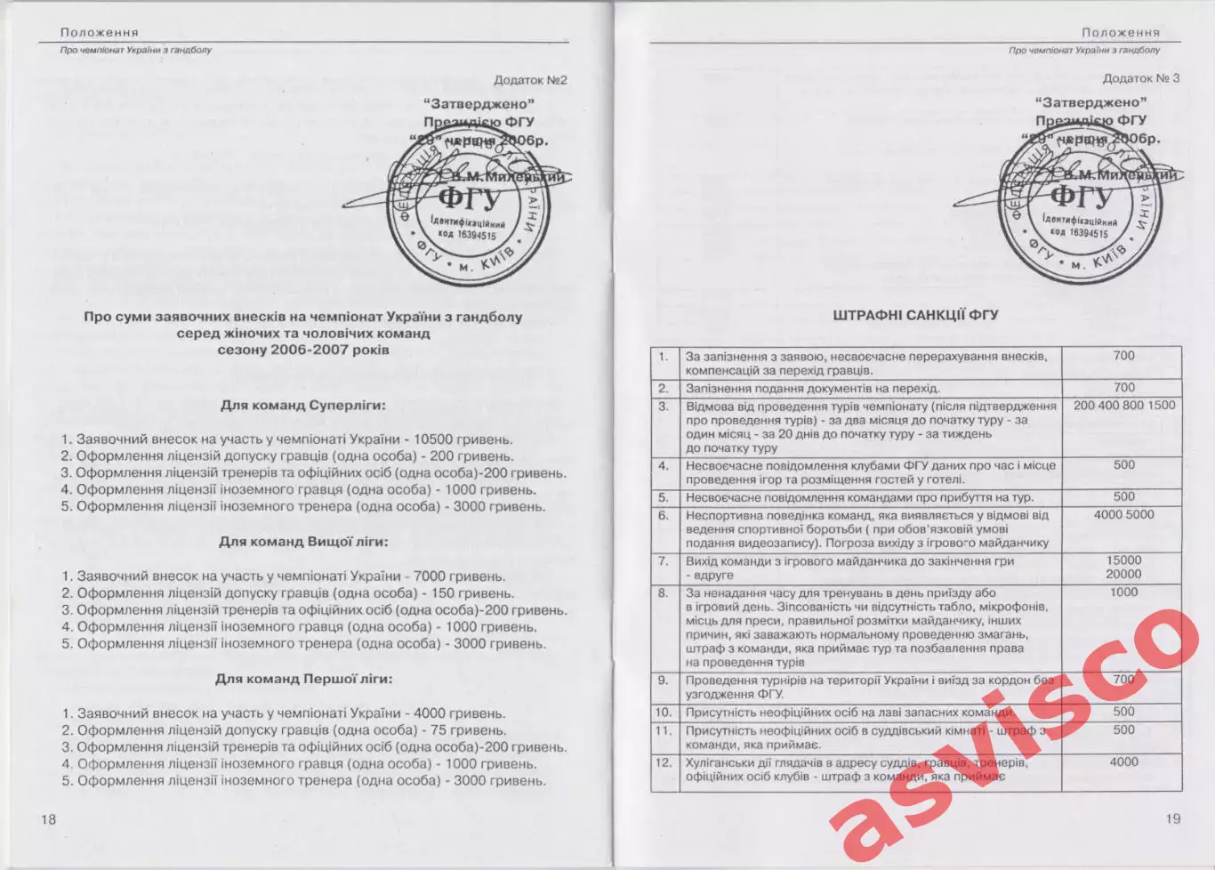 Гандбол. Положение о чемпионате Украины сезона 2006-2007 годов. 3