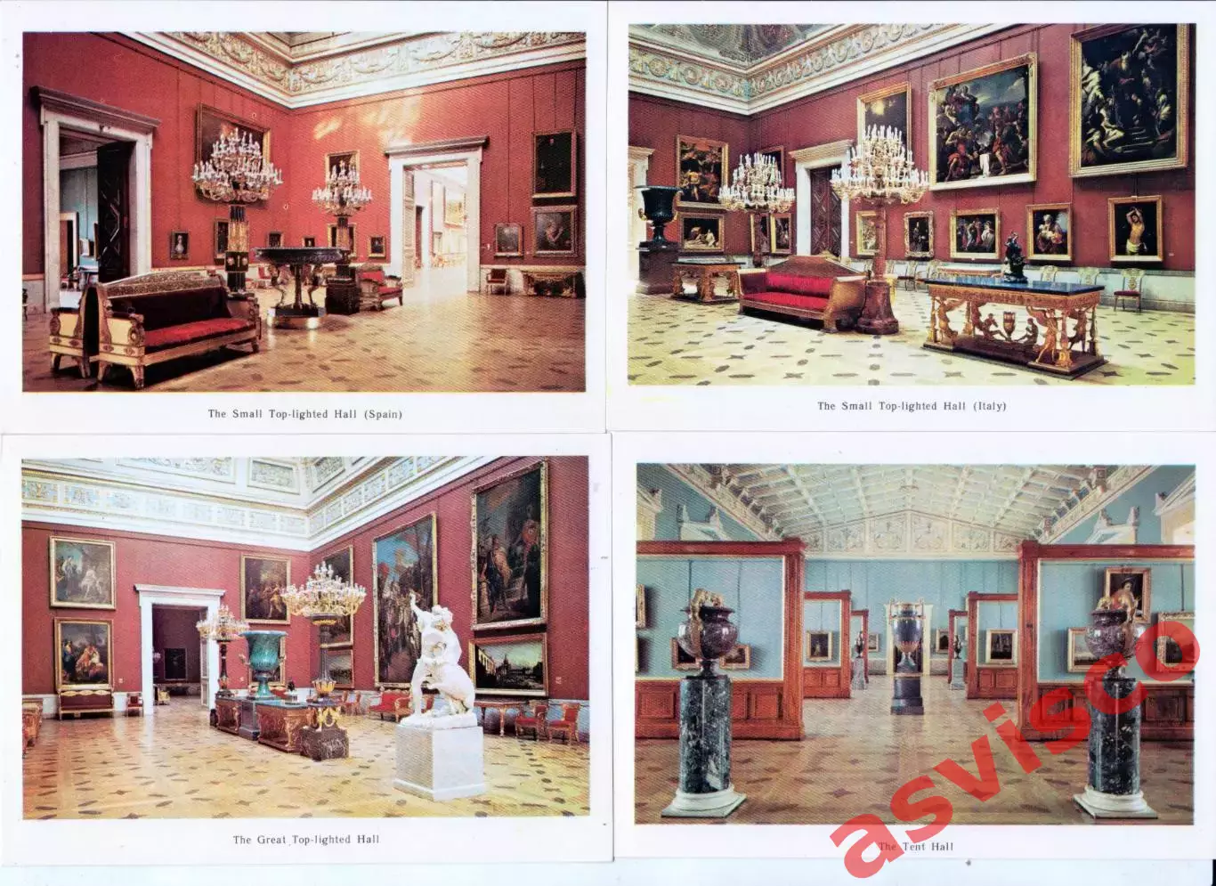 НОВЫЙ ЭРМИТАЖ. Залы Эрмитажа. Набор открыток. 1978 год. 1