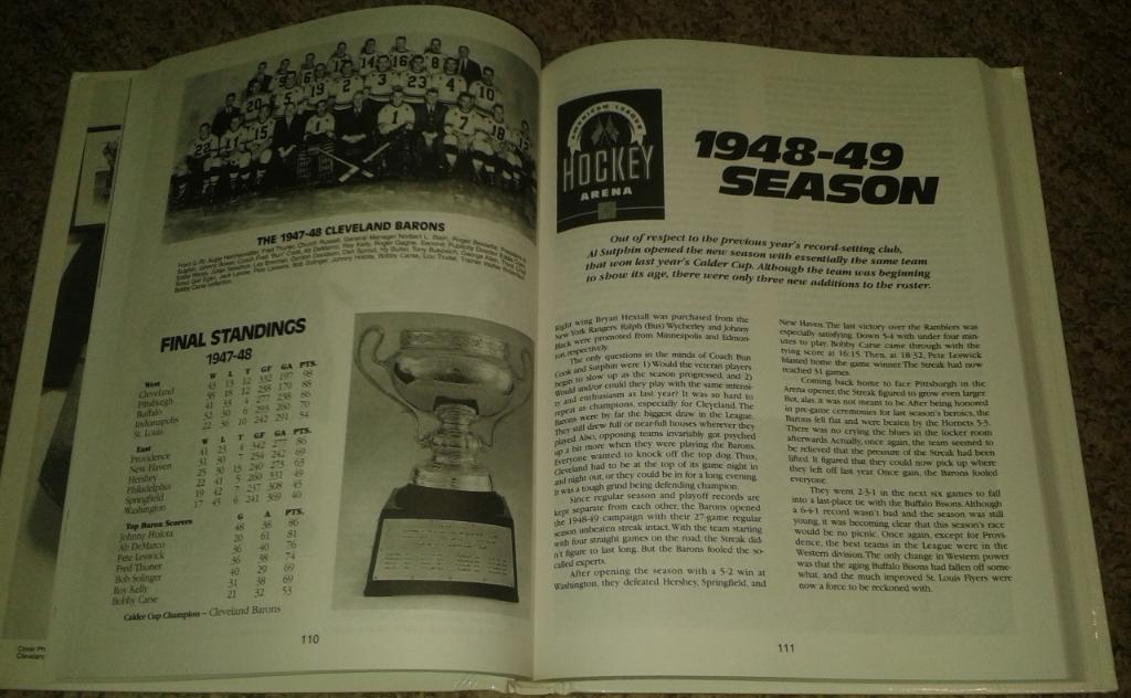 Forgotten Glory. The Story of Cleveland Barons Hockey 2