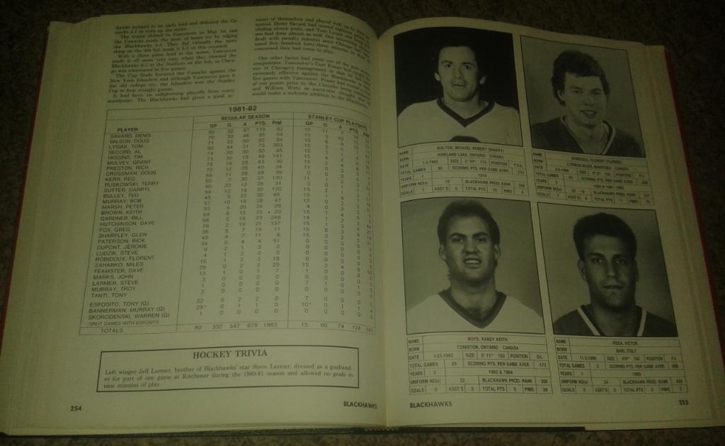 Chicago Blackhawks. A Sixty Year History 1926-1986 (1986, NHL) 5