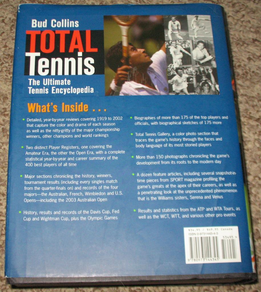 Total Tennis. The Ultimate Tennis Encyclopedia (2003) 7