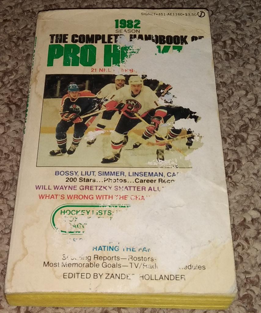 The Complete Handbook of Pro Hockey. 1982 Season. (NHL, НХЛ)