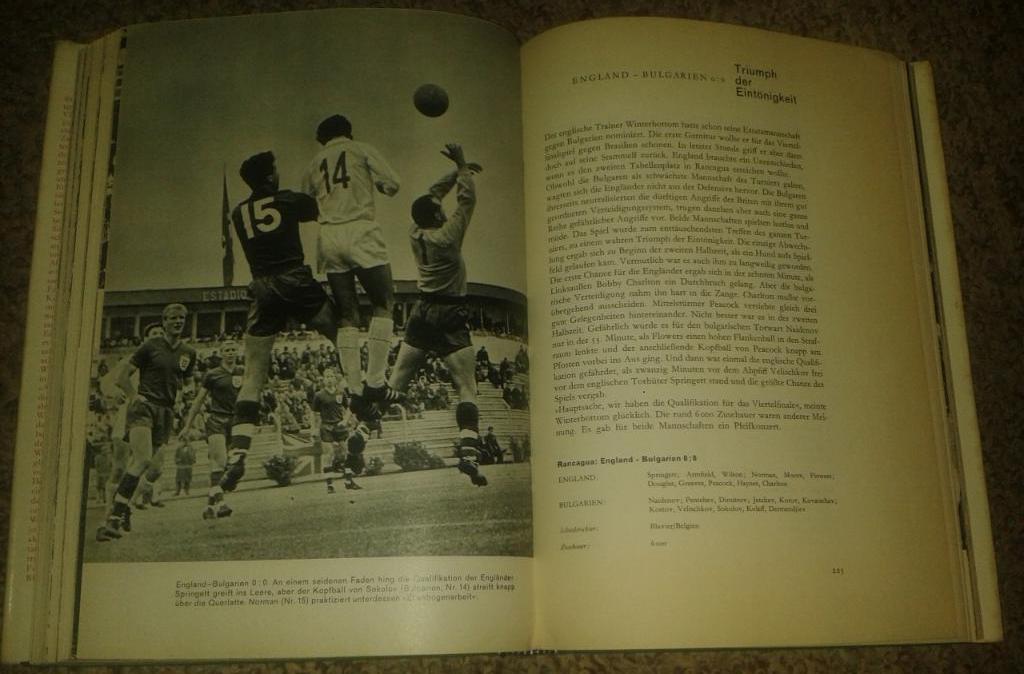 VII. Fussball Weltmeisterschaft. Chile 1962 2