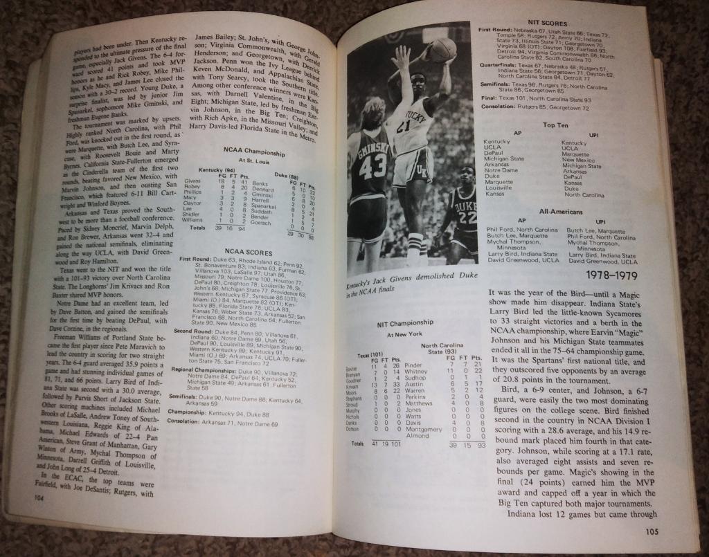 The Modern Encyclopedia of Basketball (NBA, ABA, NCAA, 1979) 1