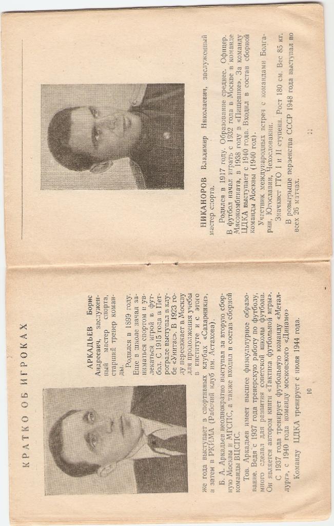 ЦДКА (наши футболисты)- 1949 год. 3