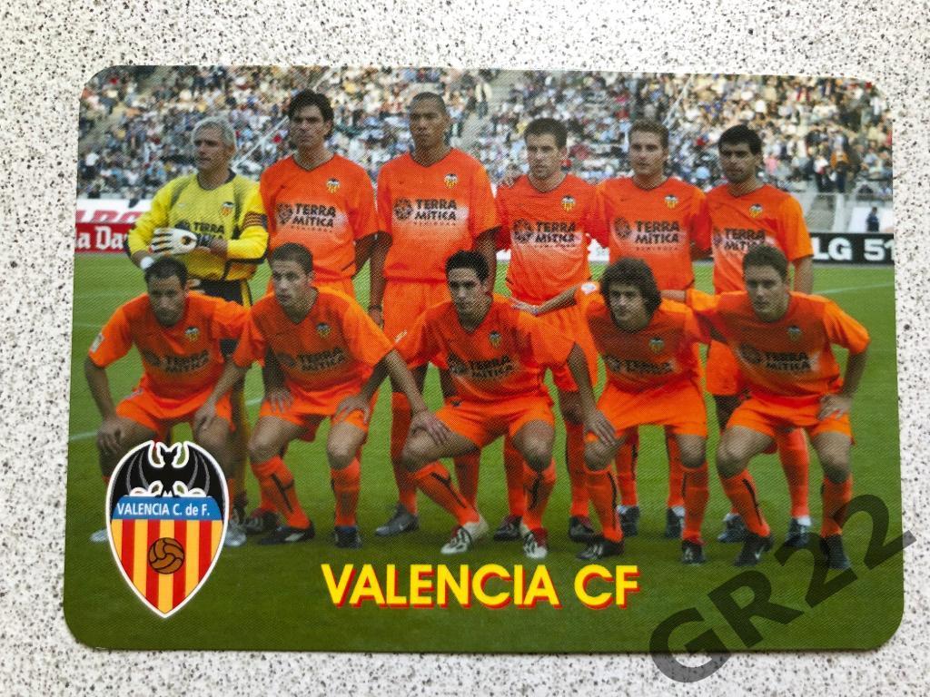 Календарик ФК Валенсия