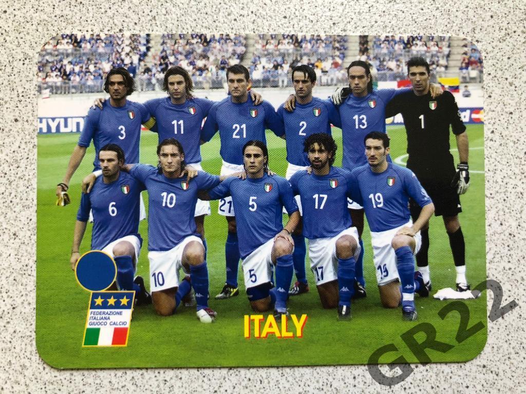 Календарик. Сборная Италии по футболу