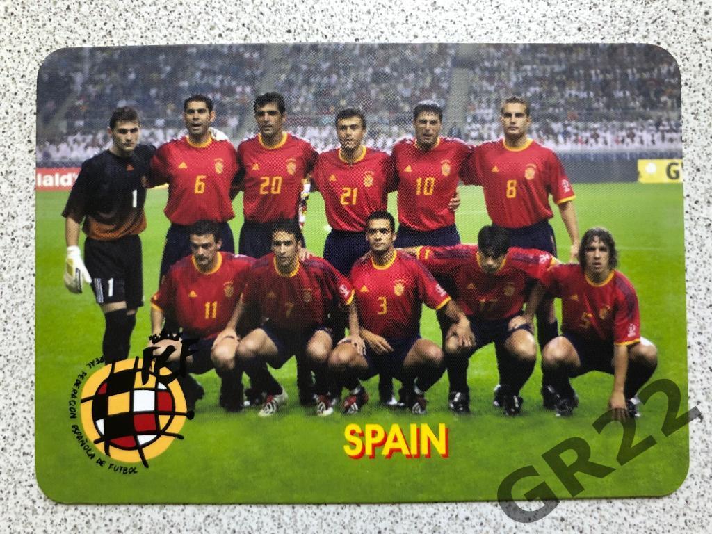 Календарик. Сборная Испании по футболу