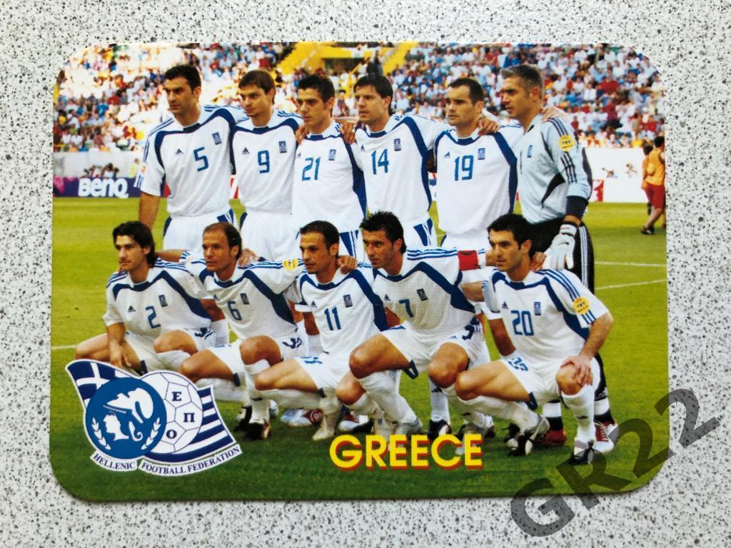 Календарик. Сборная Греции по футболу