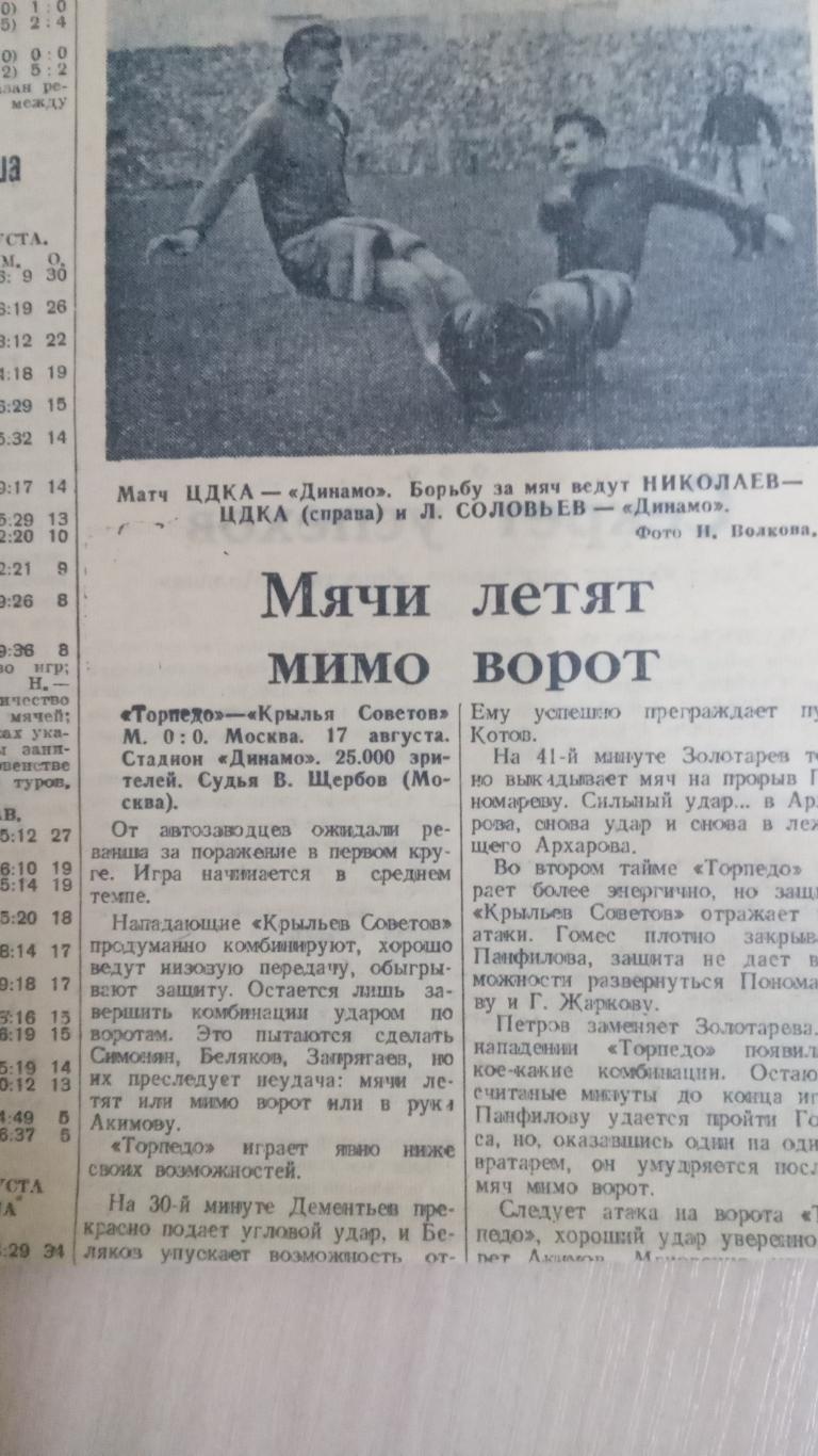 Торпедо-Крылья Советов Москва1946